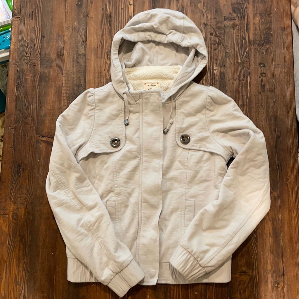Anthro Sweatshirt Jacket NWOT